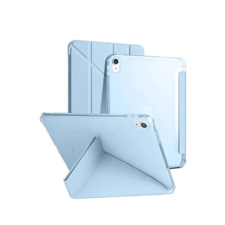 iPad 2022 10.9 (10.nesil) Kılıf Kalemlikli Mars Tablet Kılıfı - Mavi