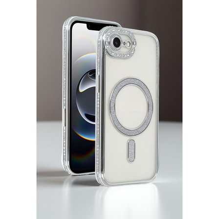 iPhone 16E Joke Simli Magneticsafe Kılıf - Mavi