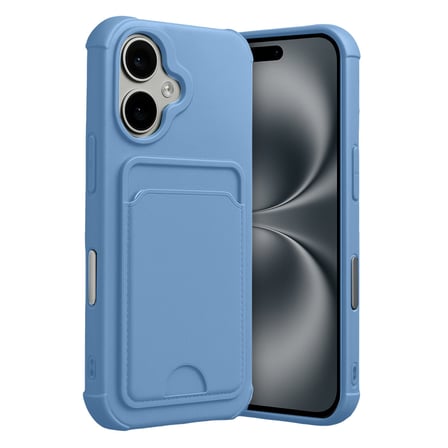 iPhone 17 Kelvin Kartvizitli Silikon - Mavi