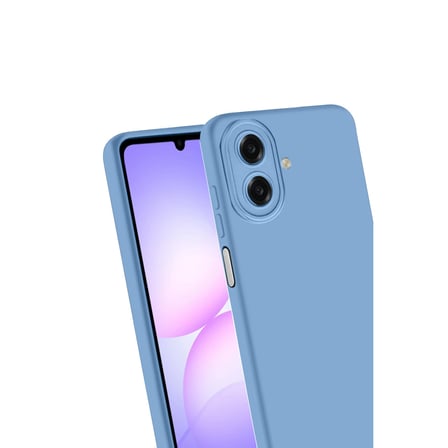 Galaxy A07 4G Nano içi Kadife Silikon - Mavi