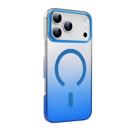 iPhone 17 Pro Glossy Magsafe Kapak - Mavi