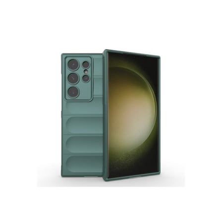 Galaxy S24 Ultra Kılıf Optimum Silikon - Koyu Yeşil