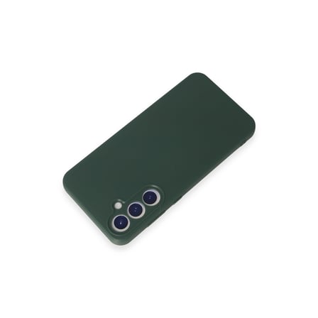 Galaxy A55 5G Kılıf First Silikon - Koyu Yeşil