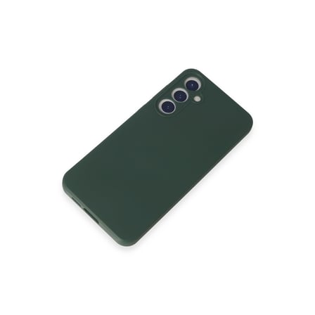 Galaxy A55 5G Kılıf First Silikon - Koyu Yeşil