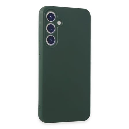 Galaxy A55 5G Kılıf First Silikon - Koyu Yeşil