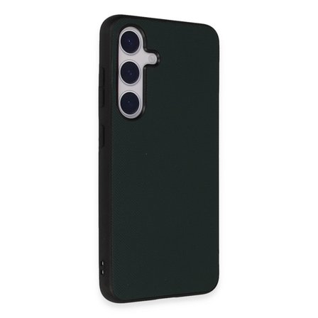 Galaxy S24 Kılıf Taft Kapak - Koyu Yeşil