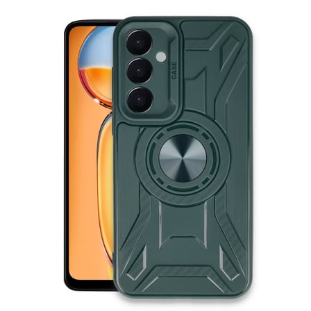 Galaxy A55 5G Kılıf Lincoln Silikon - Koyu Yeşil