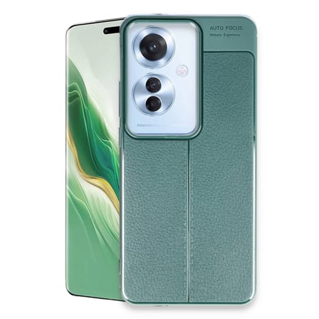 Reno 11F Kılıf Auto Focus Kapak - Koyu Yeşil