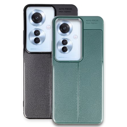 Reno 11F Kılıf Auto Focus Kapak - Koyu Yeşil