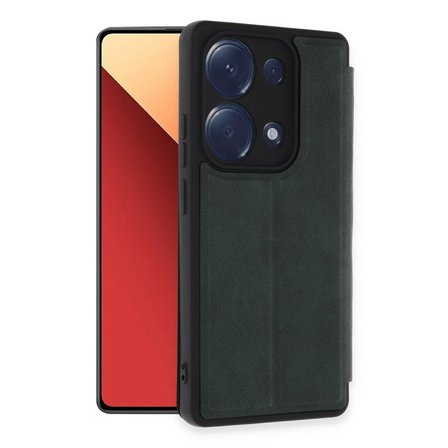 Redmi Note 13 Pro 4G Kılıf Flip Cover - Koyu Yeşil