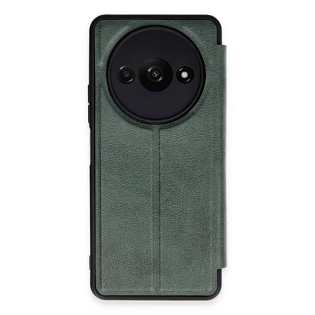 Redmi A3 4G Kılıf Flip Cover - Koyu Yeşil