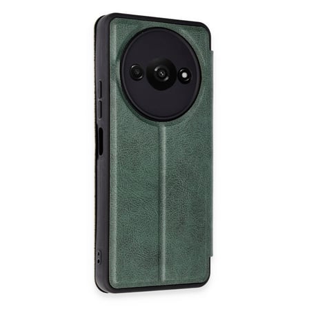 Redmi A3 4G Kılıf Flip Cover - Koyu Yeşil