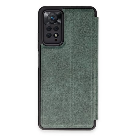 Redmi Note 12 Pro 4G Kılıf Flip Cover - Koyu Yeşil
