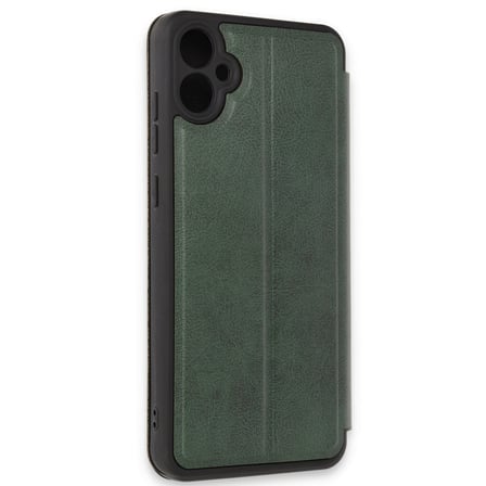 Galaxy A05 Kılıf Flip Cover - Koyu Yeşil