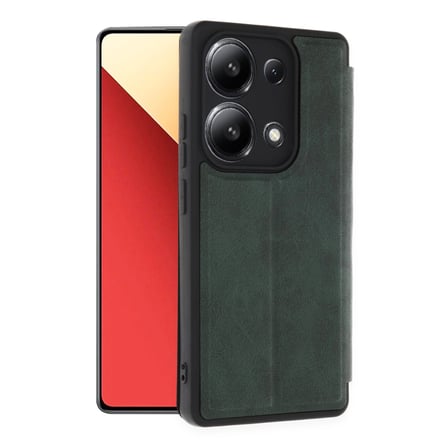 Note 13 4G Kılıf Flip Cover - Koyu Yeşil