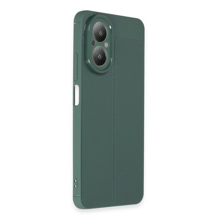 Erdo Ticaret Realme 12 Lite Kılıf Kapaklı Silikon Koyu Yeşil
