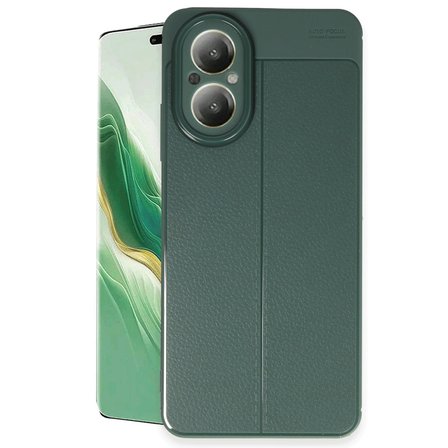 Erdo Ticaret Realme 12 Lite Kılıf Kapaklı Silikon Koyu Yeşil