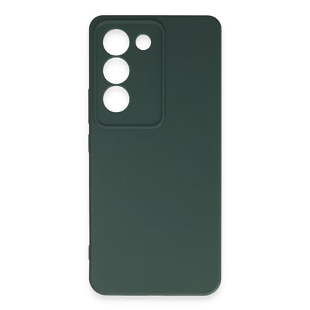 V30 Lite 4G Kılıf First Silikon - Koyu Yeşil