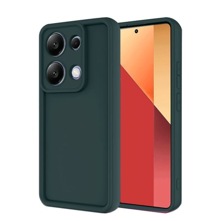 Note 13 Pro 4G Kılıf Viera Silikon - Koyu Yeşil
