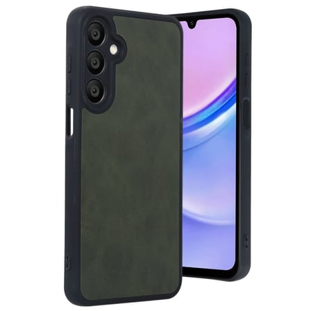Erdo Ticaret Galaxy A16 5G Kılıf Kapaklı Suni Deri Koyu Yeşil