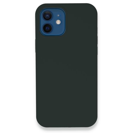 iPhone 12 Kılıf Lansman Legant Silikon - Koyu Yeşil
