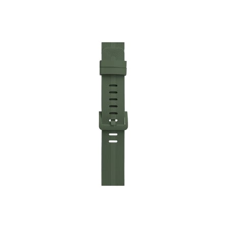 Watch 38mm KR408 Çizgili Silikon Kordon - Koyu Yeşil
