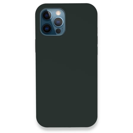 iPhone 12 Pro Kılıf Lansman Legant Silikon - Koyu Yeşil