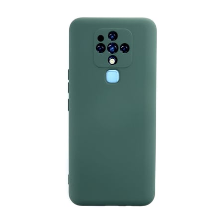 Camon 16 Kılıf Nano içi Kadife Silikon - Koyu Yeşil
