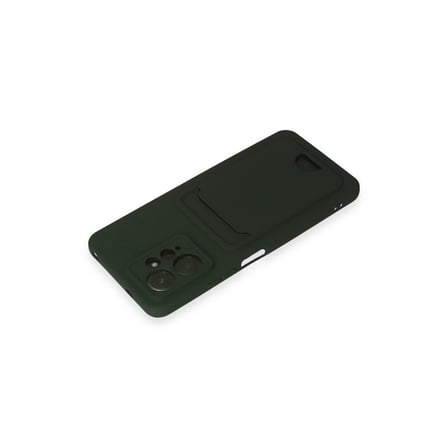 Redmi Note 12 4G Kılıf Kelvin Kartvizitli Silikon - Koyu Yeşil