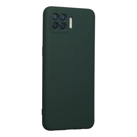 Reno 4 Lite Kılıf Nano içi Kadife Silikon - Koyu Yeşil