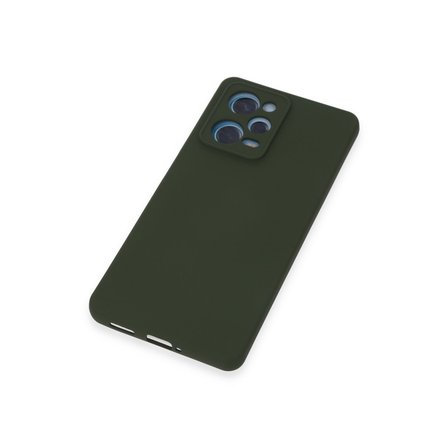 Redmi Note 12 Pro 5G Kılıf Nano içi Kadife Silikon - Koyu Yeşil