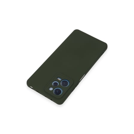 Redmi Note 12 Pro 5G Kılıf Nano içi Kadife Silikon - Koyu Yeşil