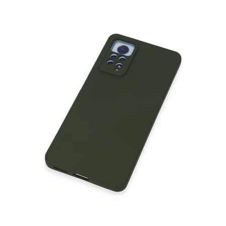Redmi Note 12 Pro 4G Kılıf Nano içi Kadife Silikon - Koyu Yeşil