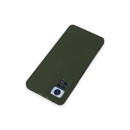 Redmi Note 12 Pro 4G Kılıf Nano içi Kadife Silikon - Koyu Yeşil