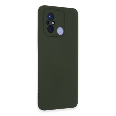 Redmi 12C Kılıf Nano içi Kadife Silikon - Koyu Yeşil