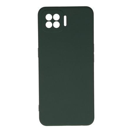 A73 Kılıf Nano içi Kadife Silikon - Koyu Yeşil