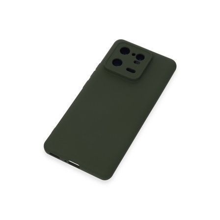 Mi 13 Pro Kılıf Nano içi Kadife Silikon - Koyu Yeşil