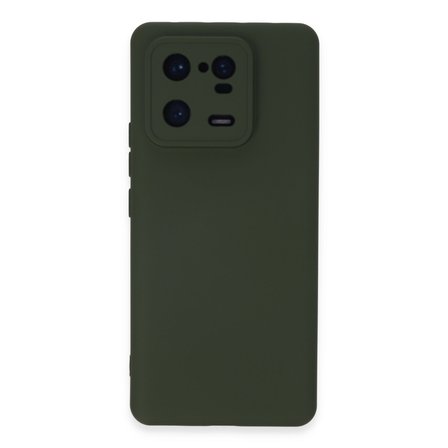 Mi 13 Pro Kılıf Nano içi Kadife Silikon - Koyu Yeşil