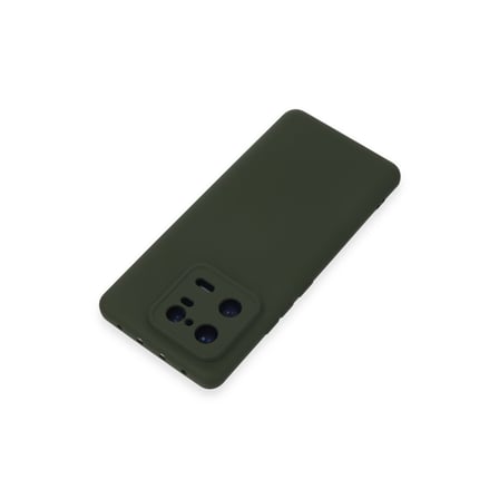 Mi 13 Pro Kılıf Nano içi Kadife Silikon - Koyu Yeşil