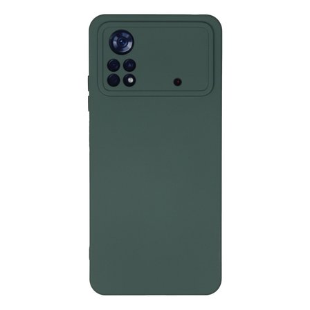 Poco X4 Pro 5G Kılıf Nano içi Kadife Silikon - Koyu Yeşil