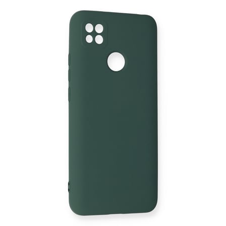 Redmi 9C Kılıf Nano içi Kadife Silikon - Koyu Yeşil
