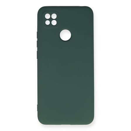 Redmi 9C Kılıf Nano içi Kadife Silikon - Koyu Yeşil