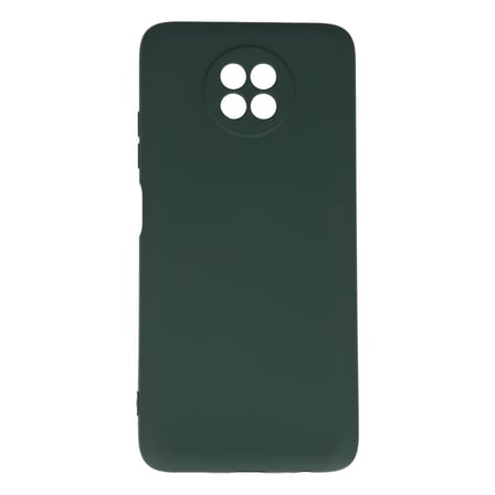Redmi Note 9 5G Kılıf Nano içi Kadife Silikon - Koyu Yeşil
