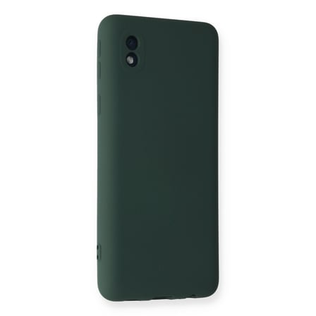Galaxy A01 Core Kılıf Nano içi Kadife Silikon - Koyu Yeşil
