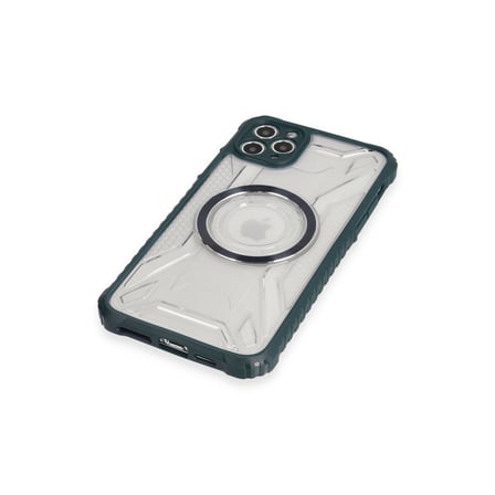 iPhone 11 Pro Max Kılıf Prag Magneticsafe Kapak - Koyu Yeşil