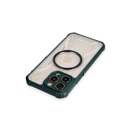 iPhone 14 Pro Kılıf Prag Magneticsafe Kapak - Koyu Yeşil