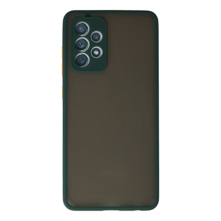 Galaxy A72 Kılıf Montreal Silikon Kapak - Koyu Yeşil