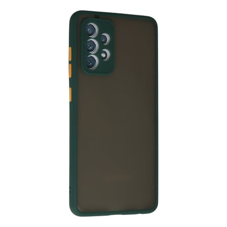 Galaxy A72 Kılıf Montreal Silikon Kapak - Koyu Yeşil