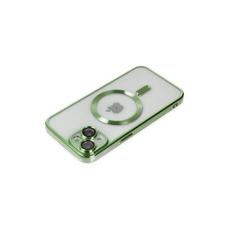 iPhone 14 Kılıf Kross Magneticsafe Kapak - Koyu Yeşil