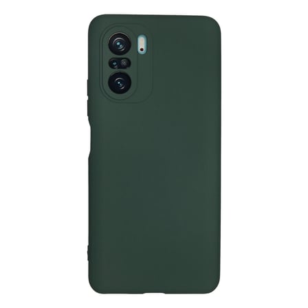 Poco F3 Kılıf Nano içi Kadife Silikon - Koyu Yeşil